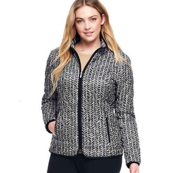 Lands' End Jackets & Blazers - | Lands' End | PrimaLoft packable jacket chevron